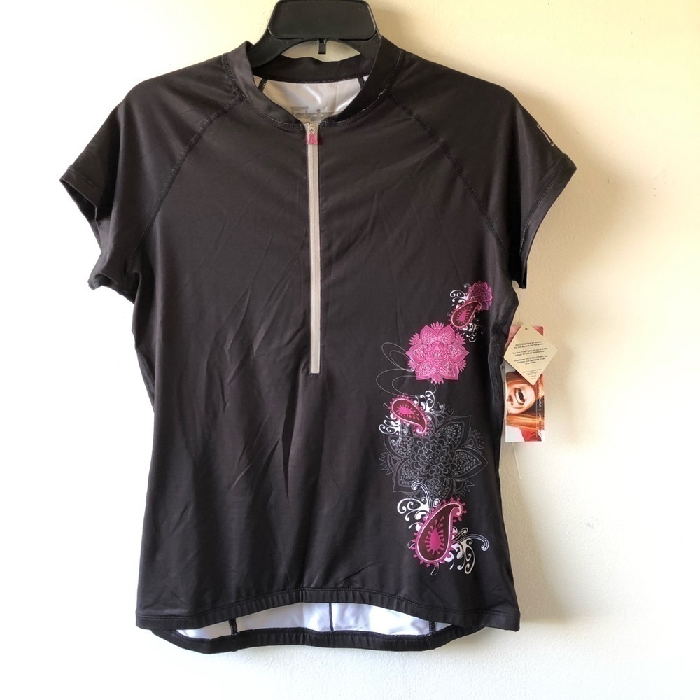Skirt Sports Brown Floral Shirt M